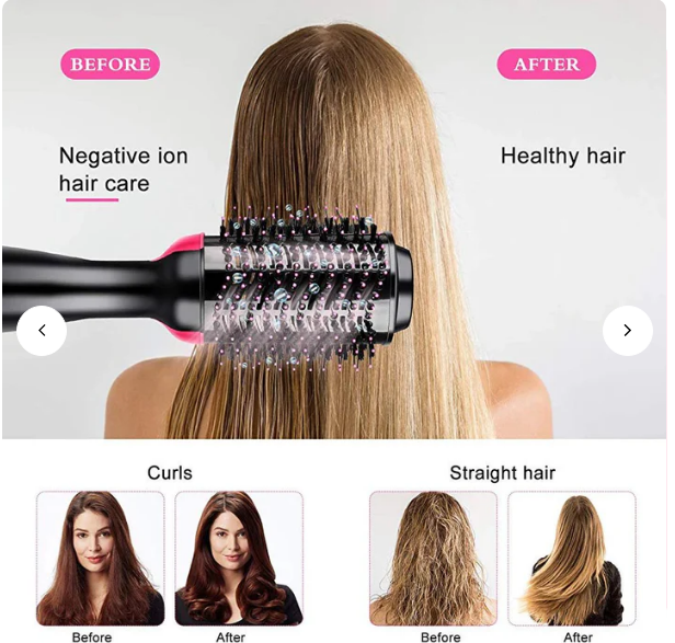 3-in-1-Hair-Dryer-Brush-One-Step-Hot-Air-Brush-Volumizer-Blow-Straightener-Curler-blowdryer