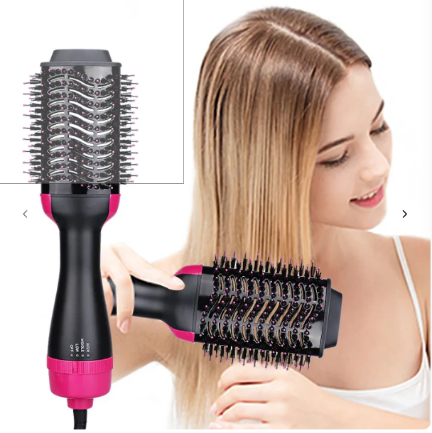 3-in-1-Hair-Dryer-Brush-One-Step-Hot-Air-Brush-Volumizer-Blow-Straightener-Curler-blowdryer